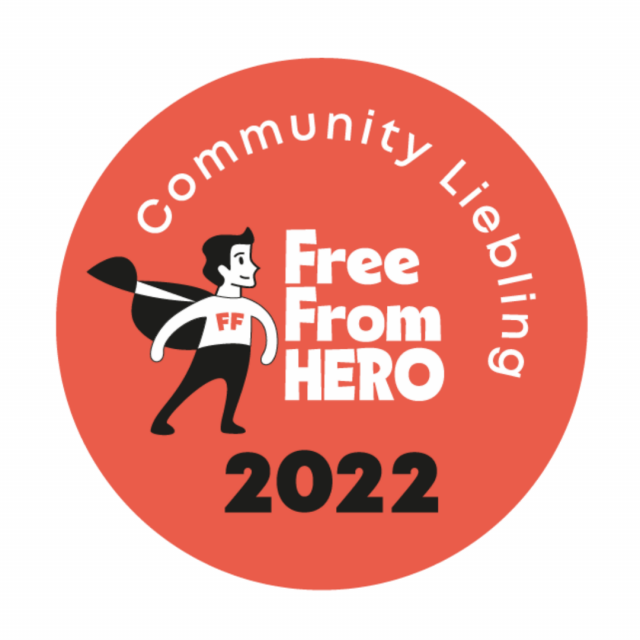 Free From Hero 2021 Community Liebling Logo