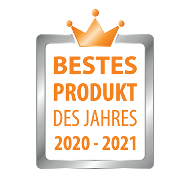 Bestes Produkt des Jahres 2020 – 2021 Logo