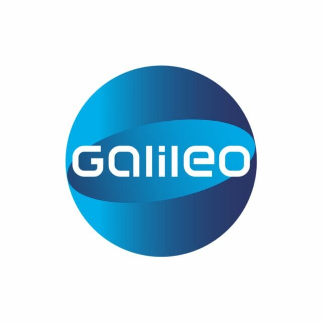 Blaues Galileo Logo